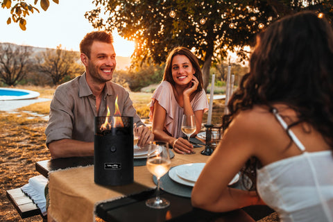 Flame King mini fire pit delivering s'mores-friendly outdoor ambiance