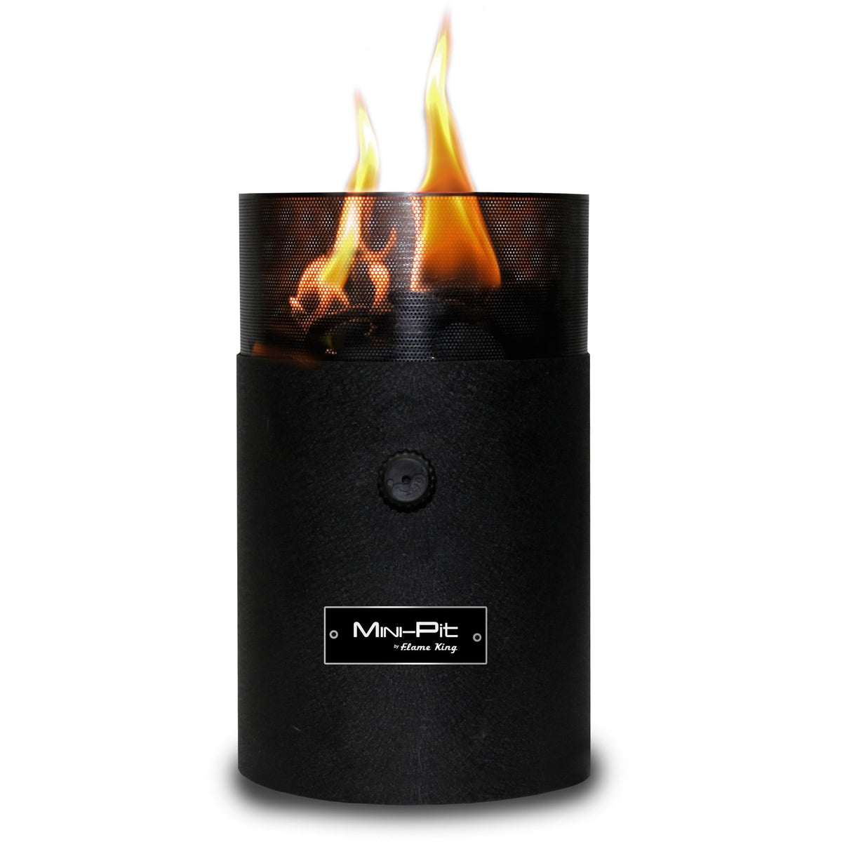 Flame King mini tabletop fire pit with smokeless flame for cozy outdoor evenings