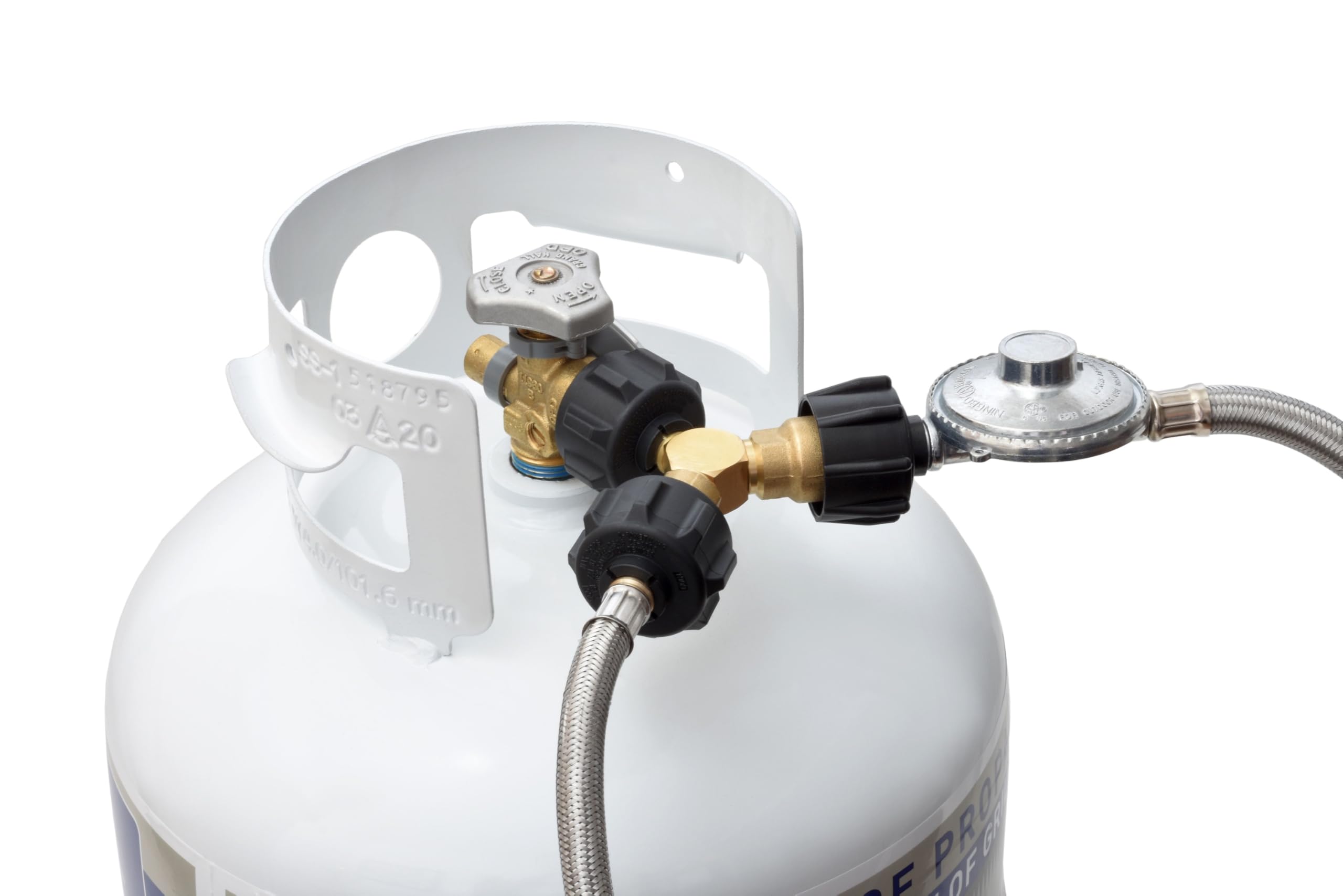 Flame King outdoor cooking setup enabling versatile propane use