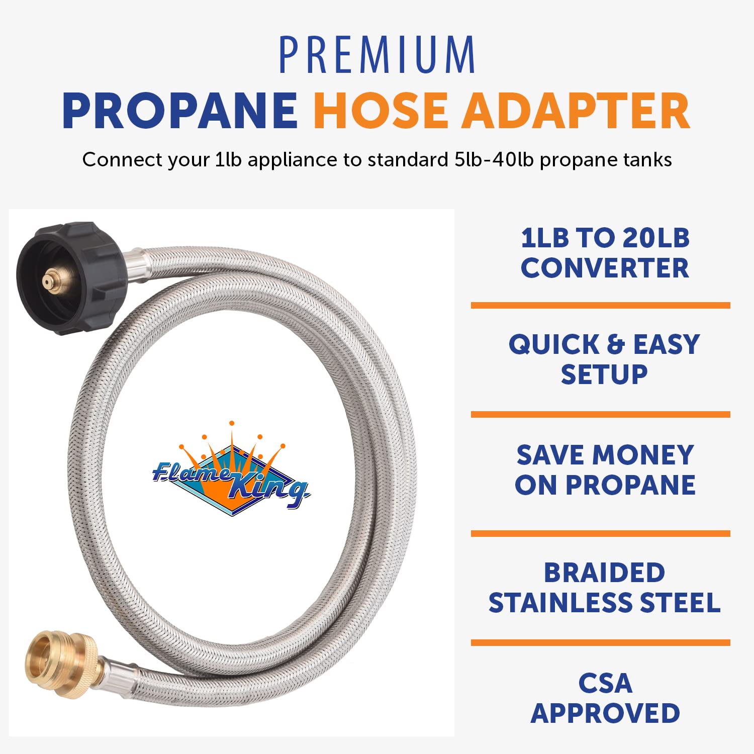 Flame King portable appliance compatibility for camping and tailgating
