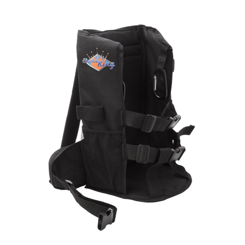 Flame King shoulder pads provide extra comfort on long carries during outdoor use.