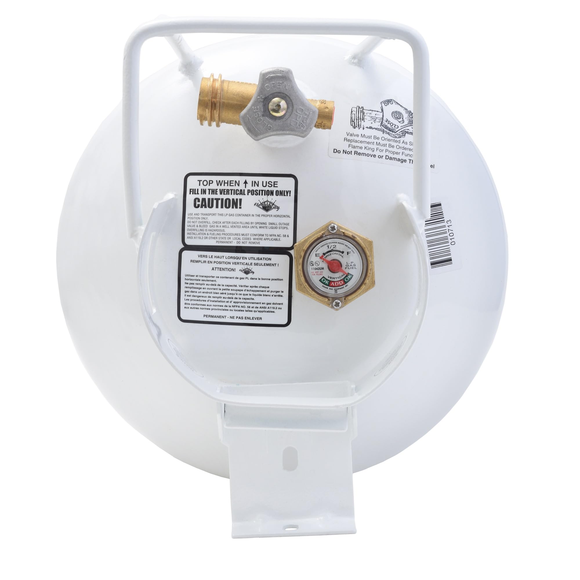 Flame King YSN201HZL ideal for fire pits, patios, RVs and campers.