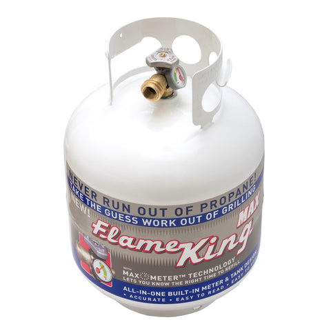 Flame King YSN230b rust-resistant powder coat protects outdoors.