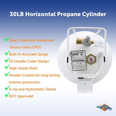 EZ-handle collar design of Flame King YSN301HZL offers secure transport and handling.