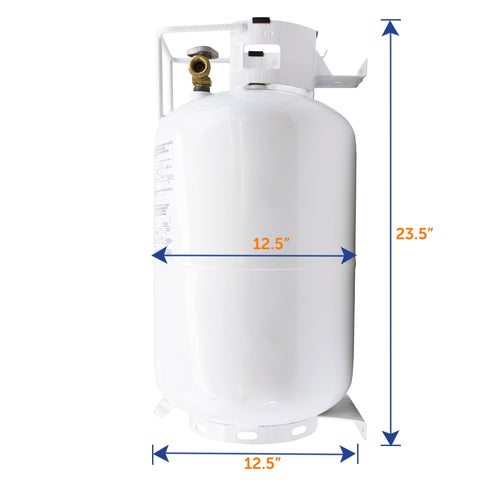 Powder-coated rust-resistant finish on Flame King YSN301HZL withstands weather conditions.