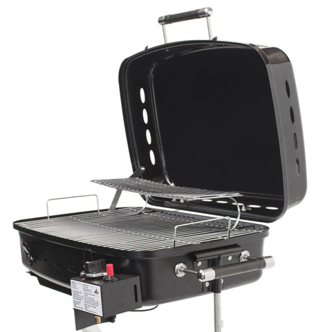 Flame King YSNHT500 RV mount bracket enables secure side mounting.