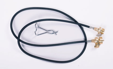 Flexible 5-foot hose provides agile maneuvering around tight spaces.
