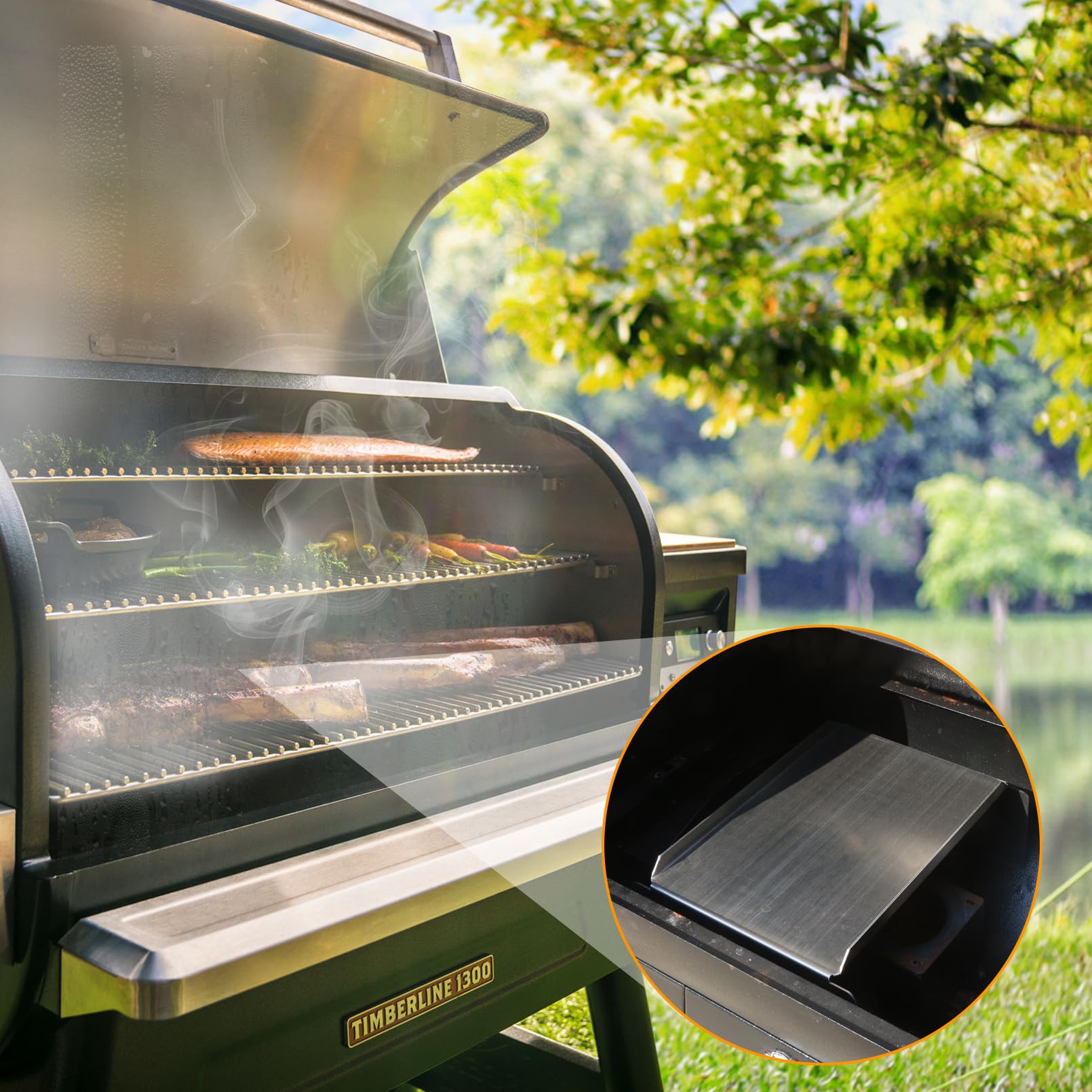 FlameDuty BCA012 long-lasting diffuser supports steady heat during grilling.