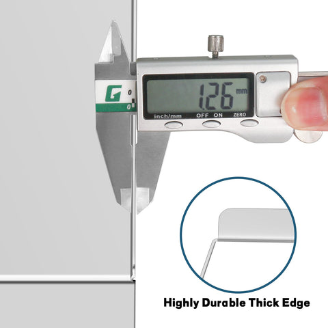 FlameDuty rust-resistant construction withstands high temperatures for repeated use.