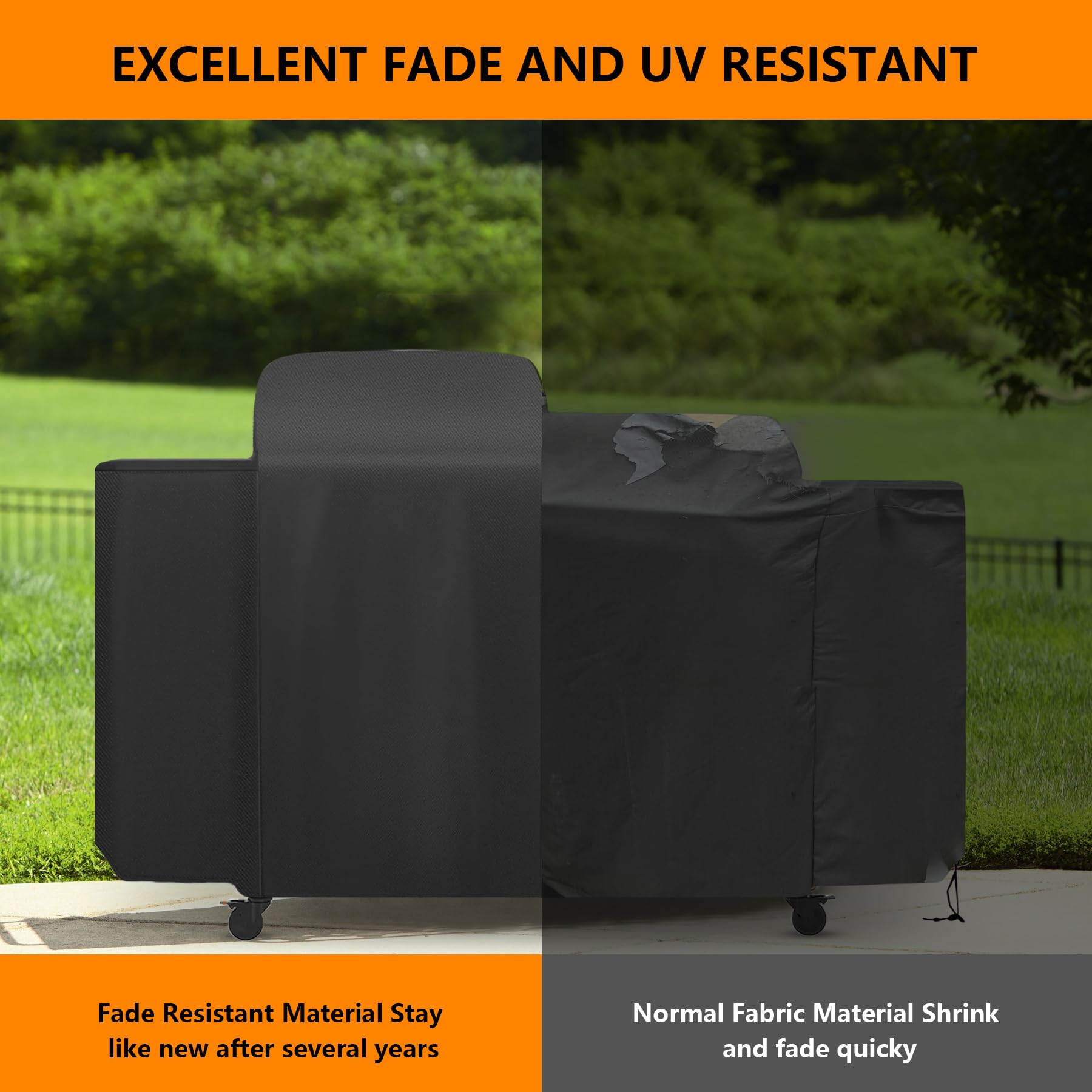 FlameDuty easy-clean design lets you wipe away dirt after grilling