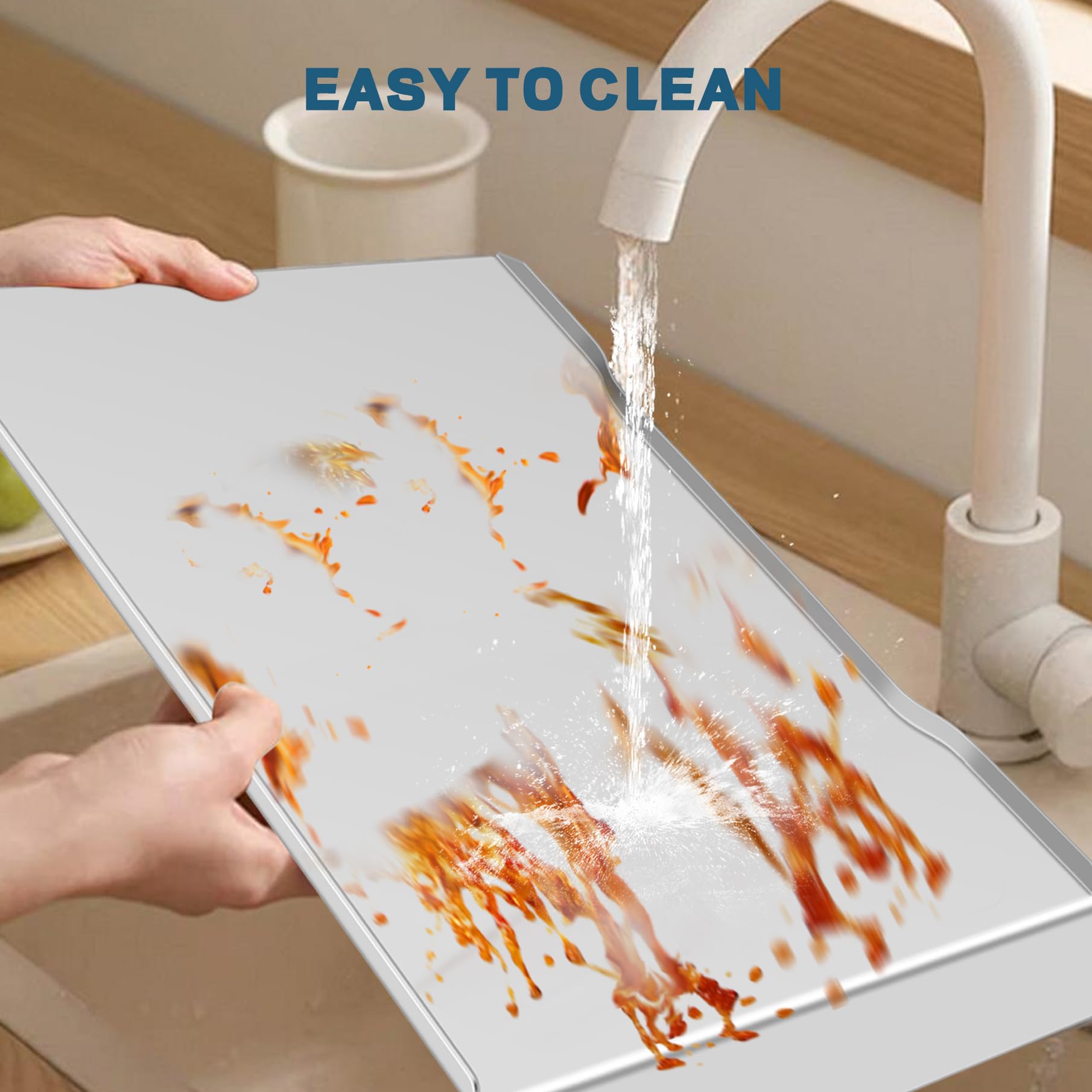 FlameDuty drip tray installation is quick, saving time with easy setup.
