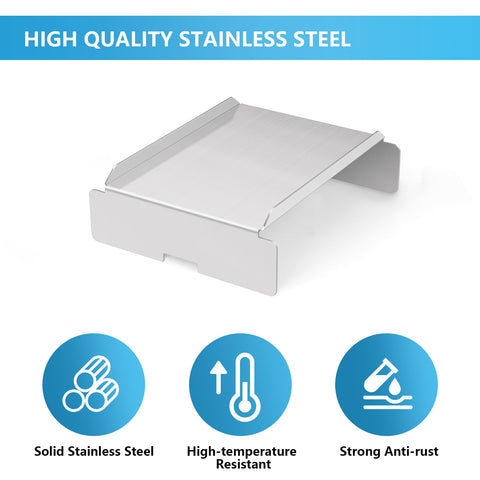 FlameDuty diffuser provides even heat diffusion across the cooking surface.