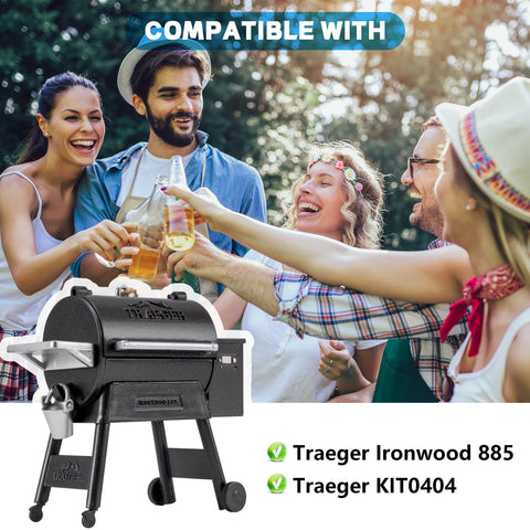 FlameDuty heat baffle for Ironwood 885 ensures even heat distribution across the grill.