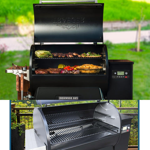 FlameDuty Ironwood 885 compatible tray supports flawless cooking with improved heat control.