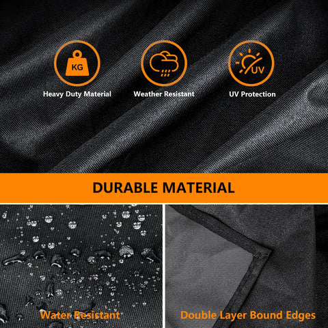 FlameDuty Pro Series 4 smoker cover guards your grill from weather.