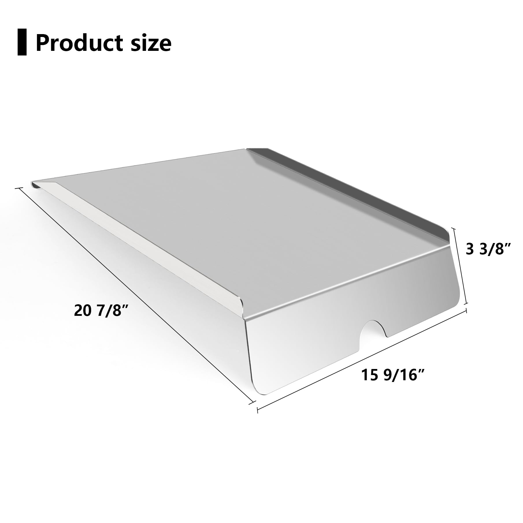 FlameDuty Traeger Pro 575 compatible drip tray improves even heat distribution.