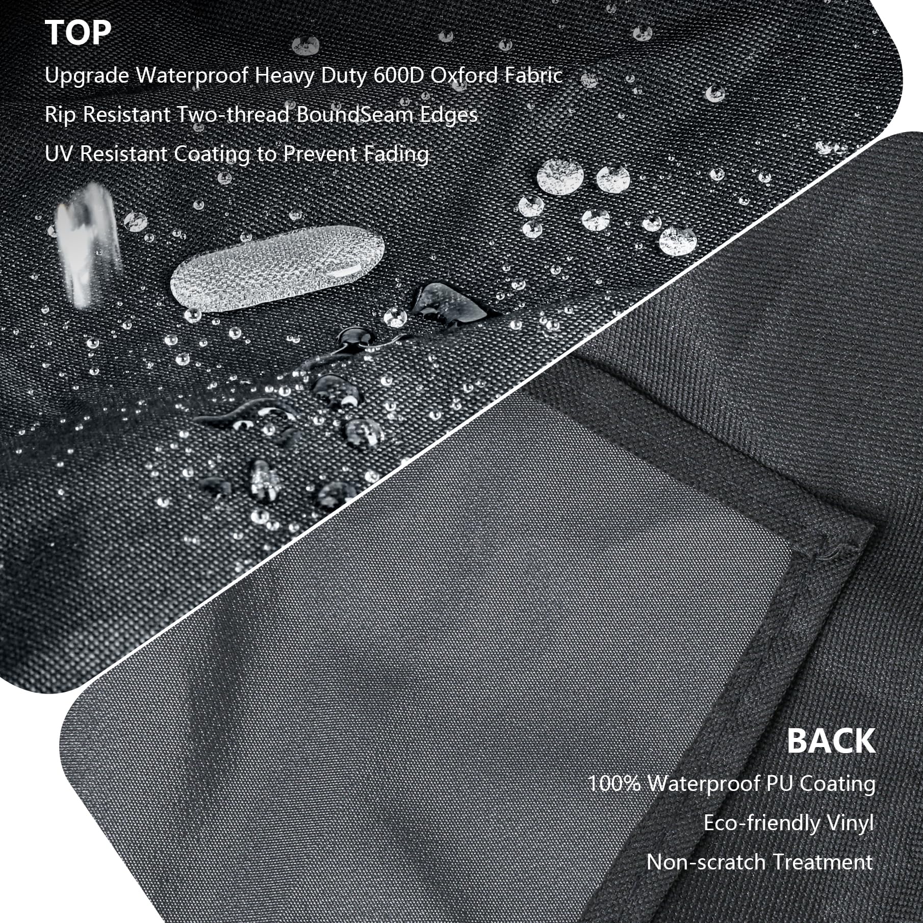 FlameDuty waterproof layer close-up demonstrating weatherproof protection