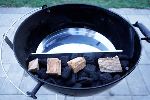 FlameTechGrills offset-smoker-inside design redirects airflow for even cooks.