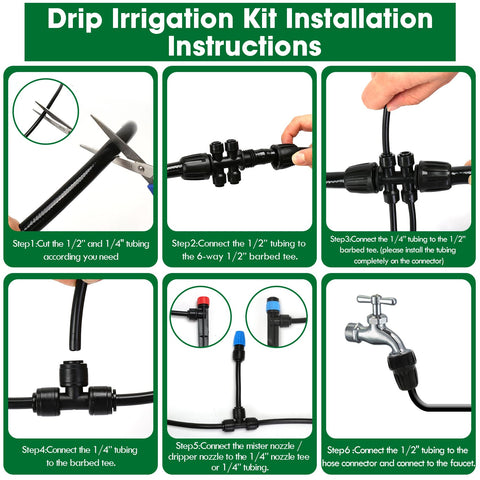 Flantor nozzle with adjustable flow for precise root watering.