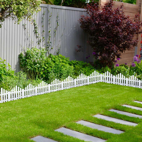 FLAPKWAN 14-piece edging set with stakes enables quick, stable installations