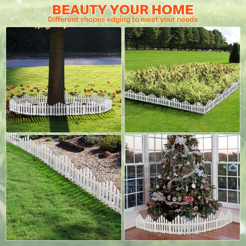 FLAPKWAN includes 14 borders and 14 stakes for a ready-to-install kit