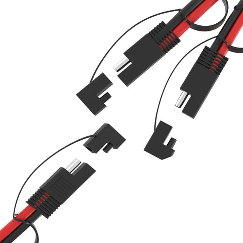 FLAPRV solar-friendly SAE cable ideal for battery chargers, boats, and motorcycles