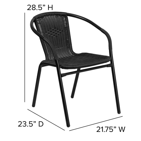 Flash Furniture Lila elegant weave adds casual coastal chic to any setting.