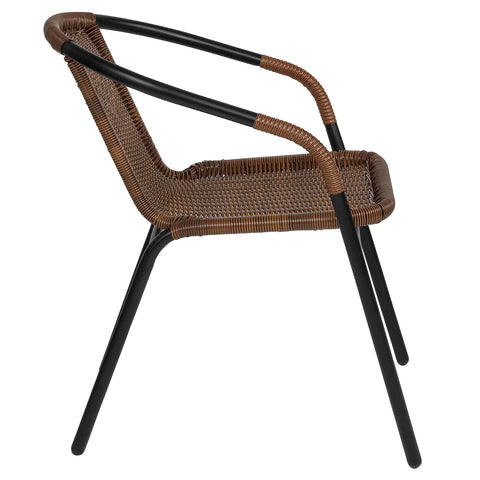 Flash Furniture Lila chair lightweight design enables easy movement.