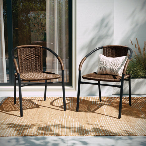 Flash Furniture Lila chair side view shows ergonomic back support.