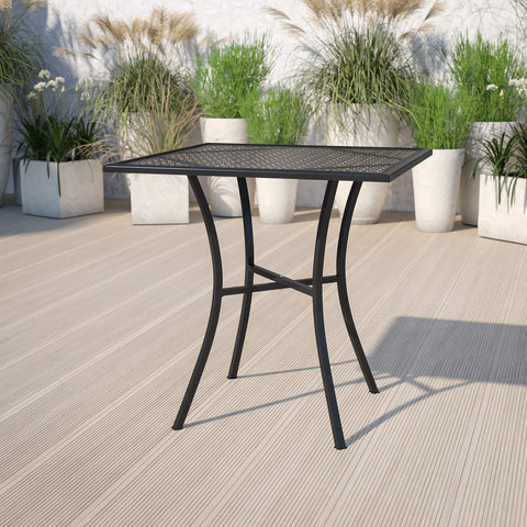 Flash Furniture Oia angled legs provide stable support on patios and decks