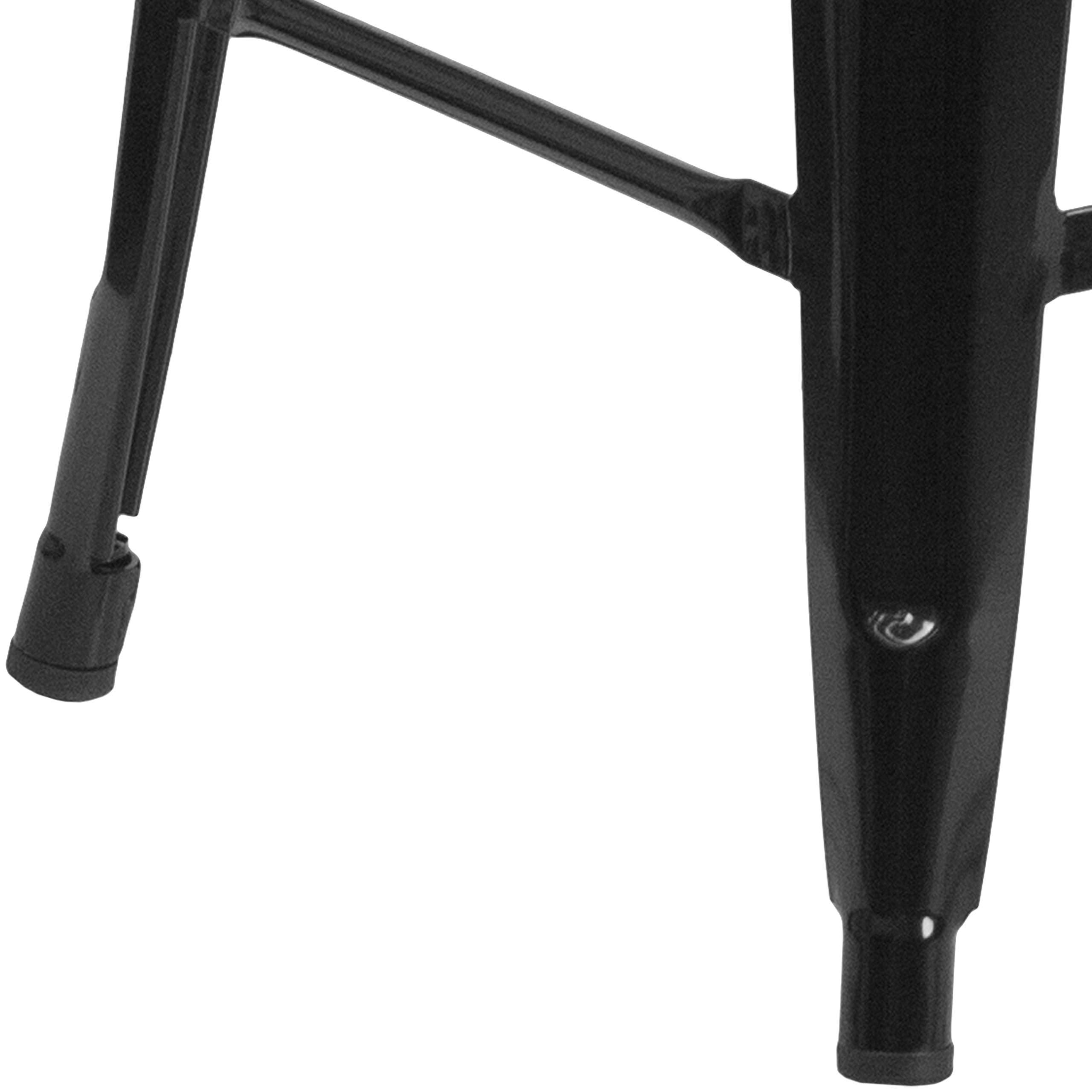 Flash Furniture barstool with protective floor glides and stacking bumpers