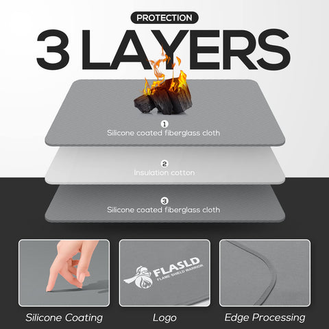 FLASLD reusable mat withstands sun, rain, or snow on deck.