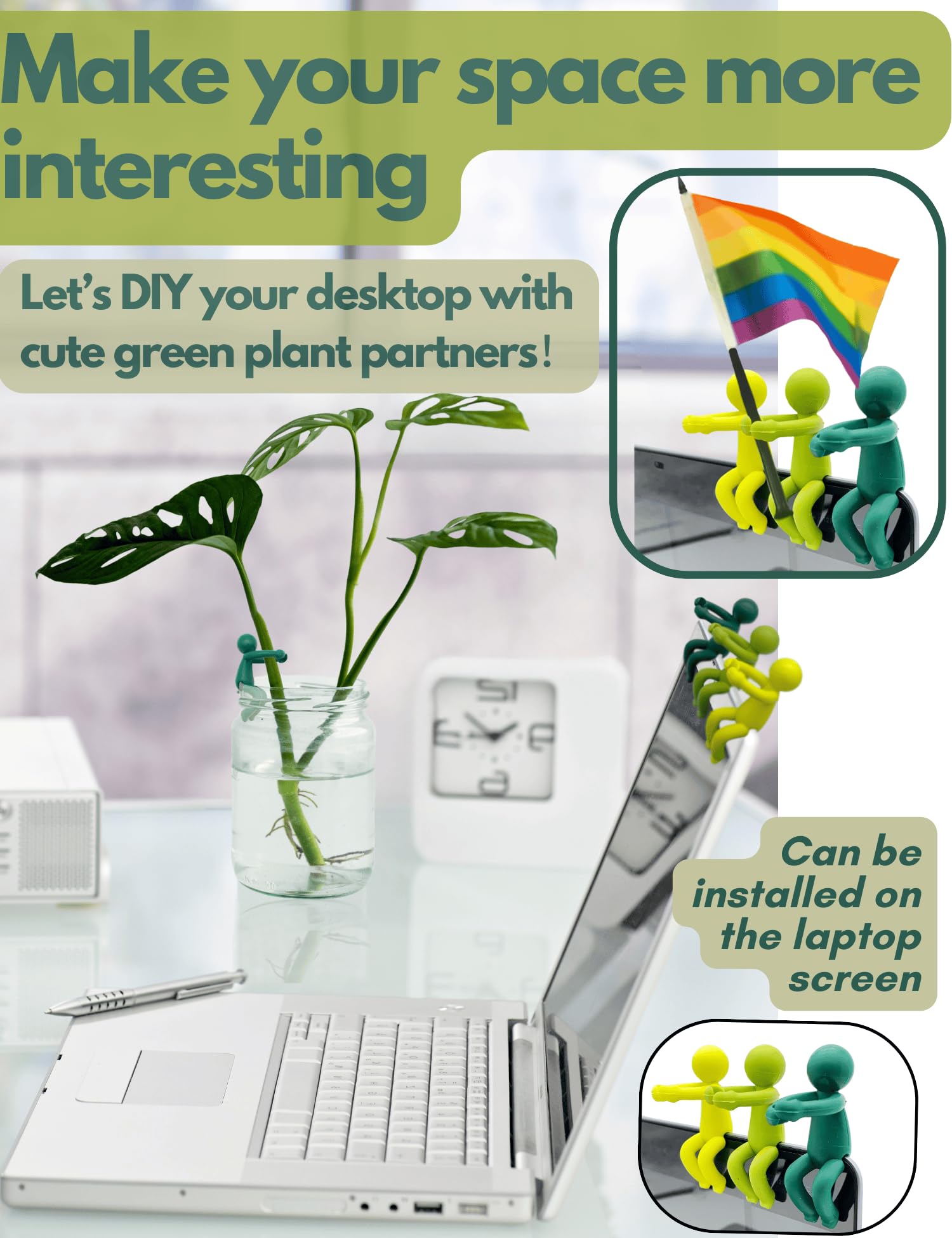 FlaSloth Leaf Friend desk-friendly decor for propagation stations