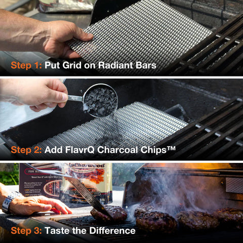FlavrQ Canadian sugar maple chips deliver clean burn and robust aroma.