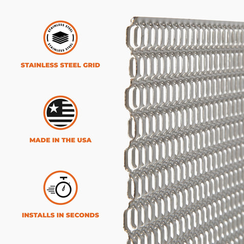 FlavrQ grid enables high searing temps on your gas grill.