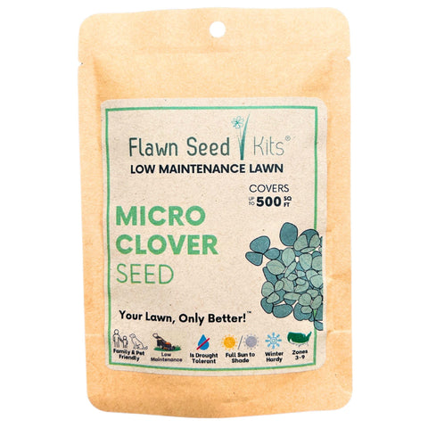 Flawn Seed Kits flowering lawn appearance with low-maintenance benefits.