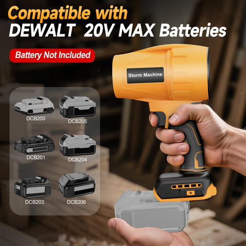 Fledukten handheld blower ideal for car drying and patio cleanup.