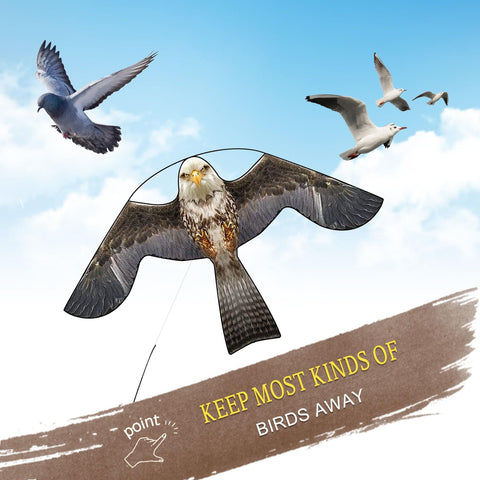 Flerigh Bird Hawk kite fabric with reinforced hemming resisting weather