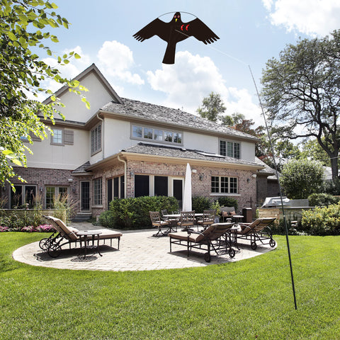 Flerigh coverage up to 200-500 sqm deters birds on farms, gardens, and yards.