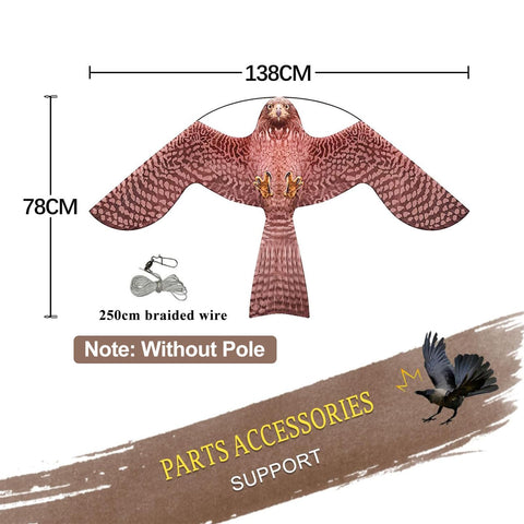Flerigh Style A kite features laser-cut patterns for durable use.