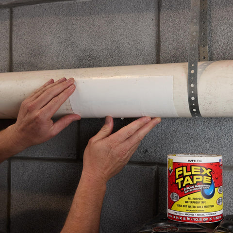 Flex Tape can be applied hot or cold, wet or dry for versatile fixes.