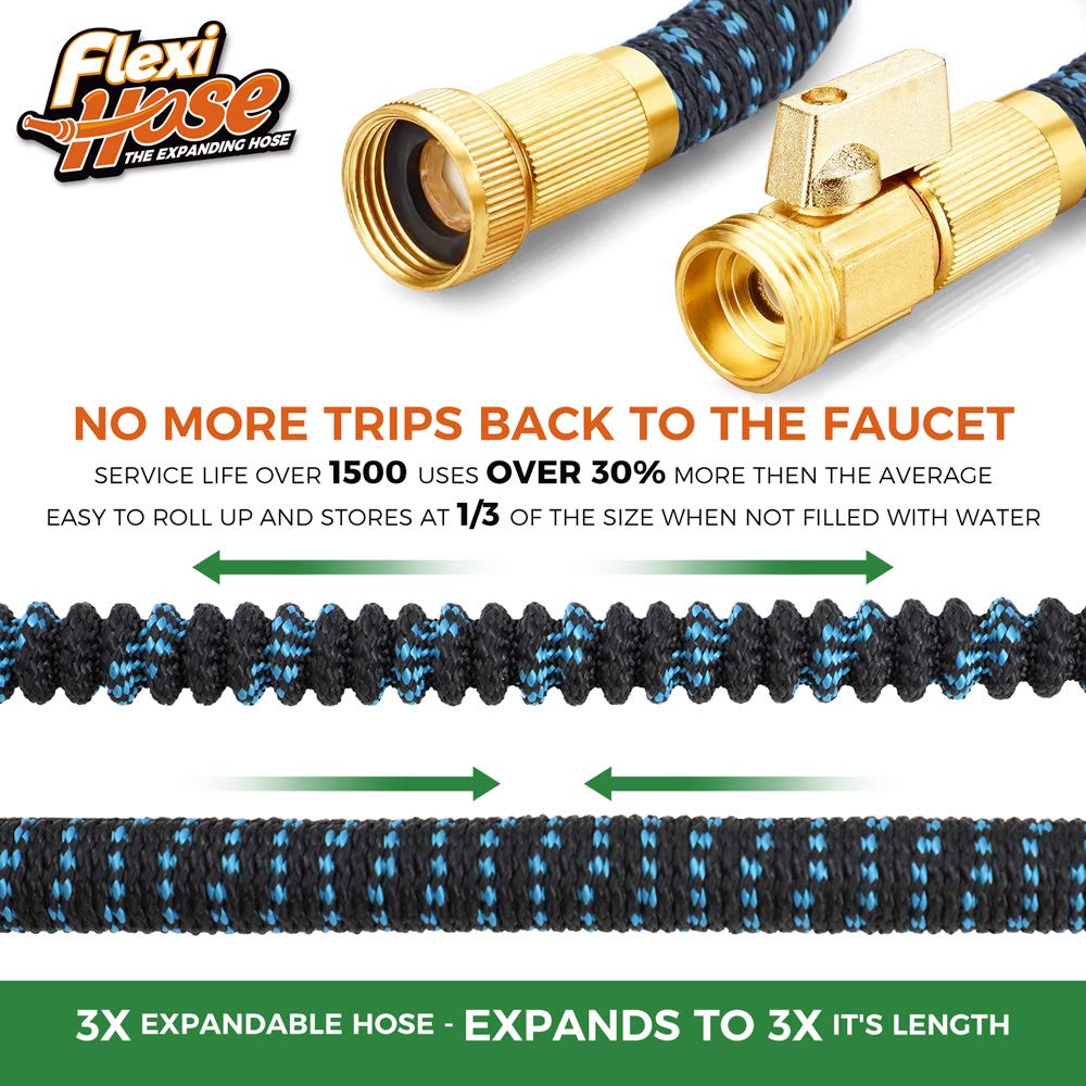 Flexi Hose brass fittings ensure a secure, leak-free tap connection.