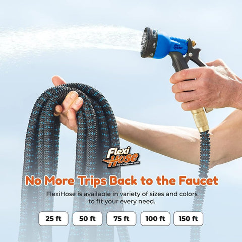 Flexi Hose lightweight yet durable for easy handling.