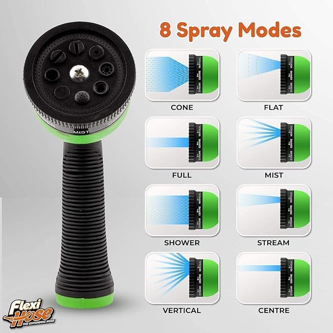 Flexi Hose Plus lightweight design reduces arm fatigue.