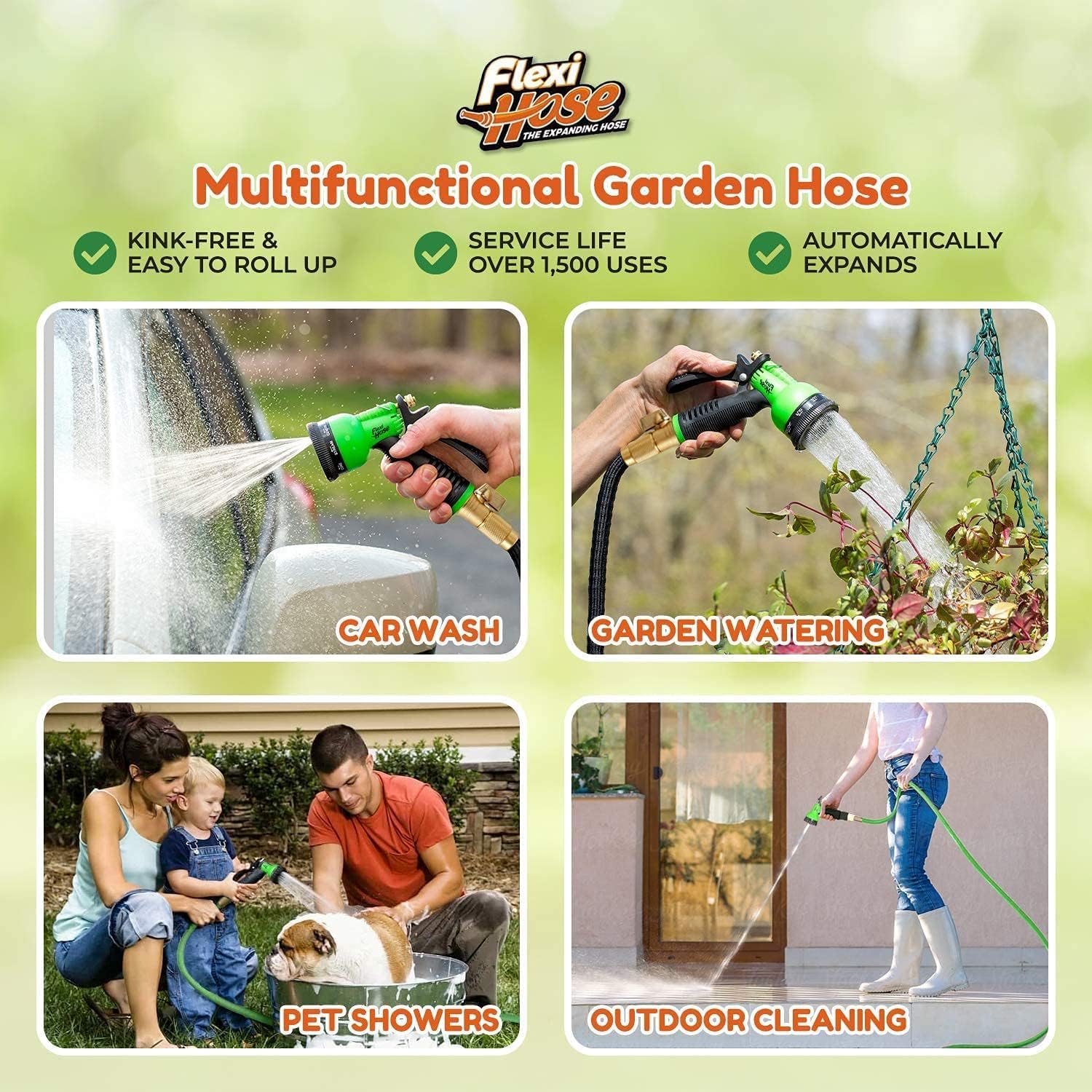 Flexi Hose Plus storage hook for convenient hanging after use