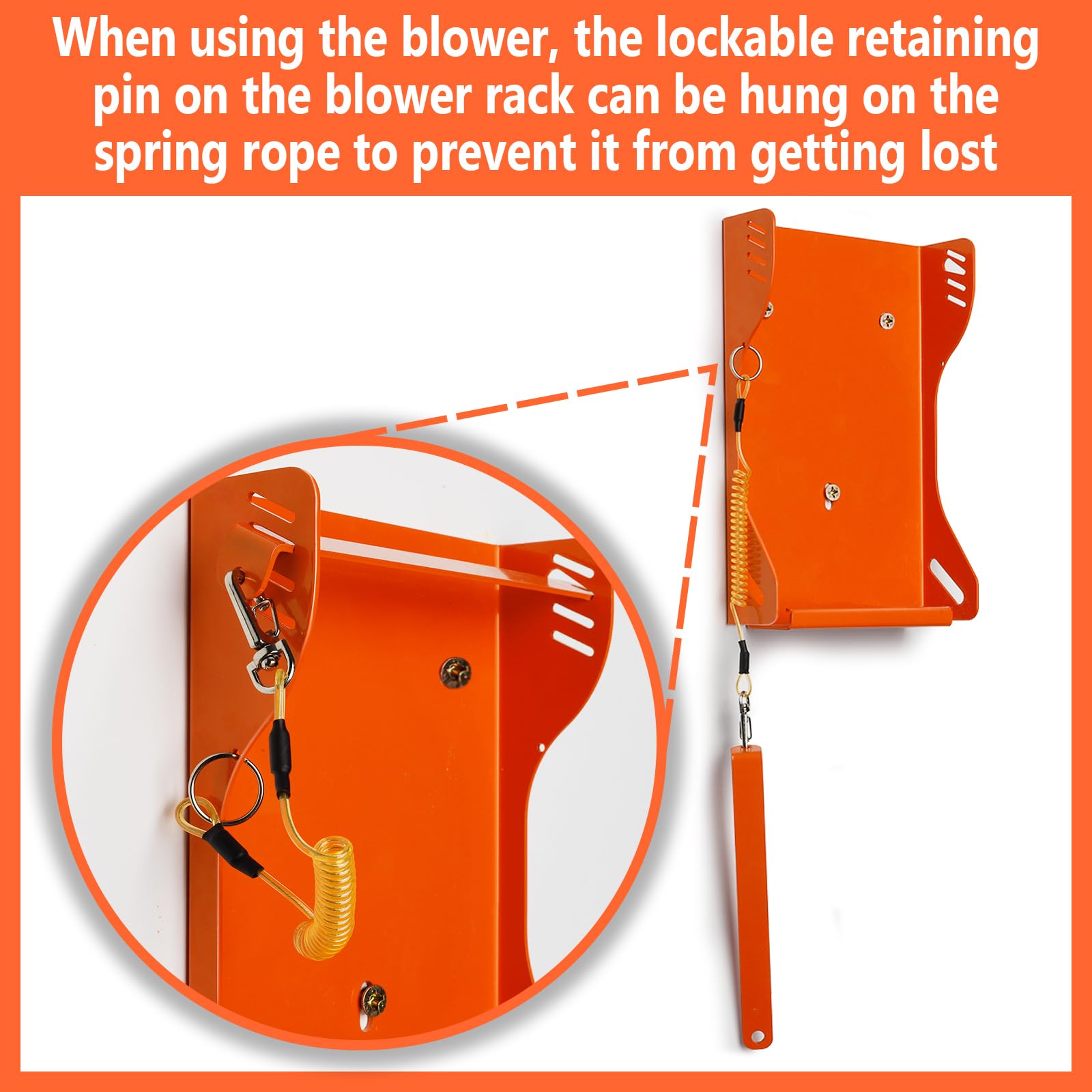 Easy installation with included screws and wall plugs.
