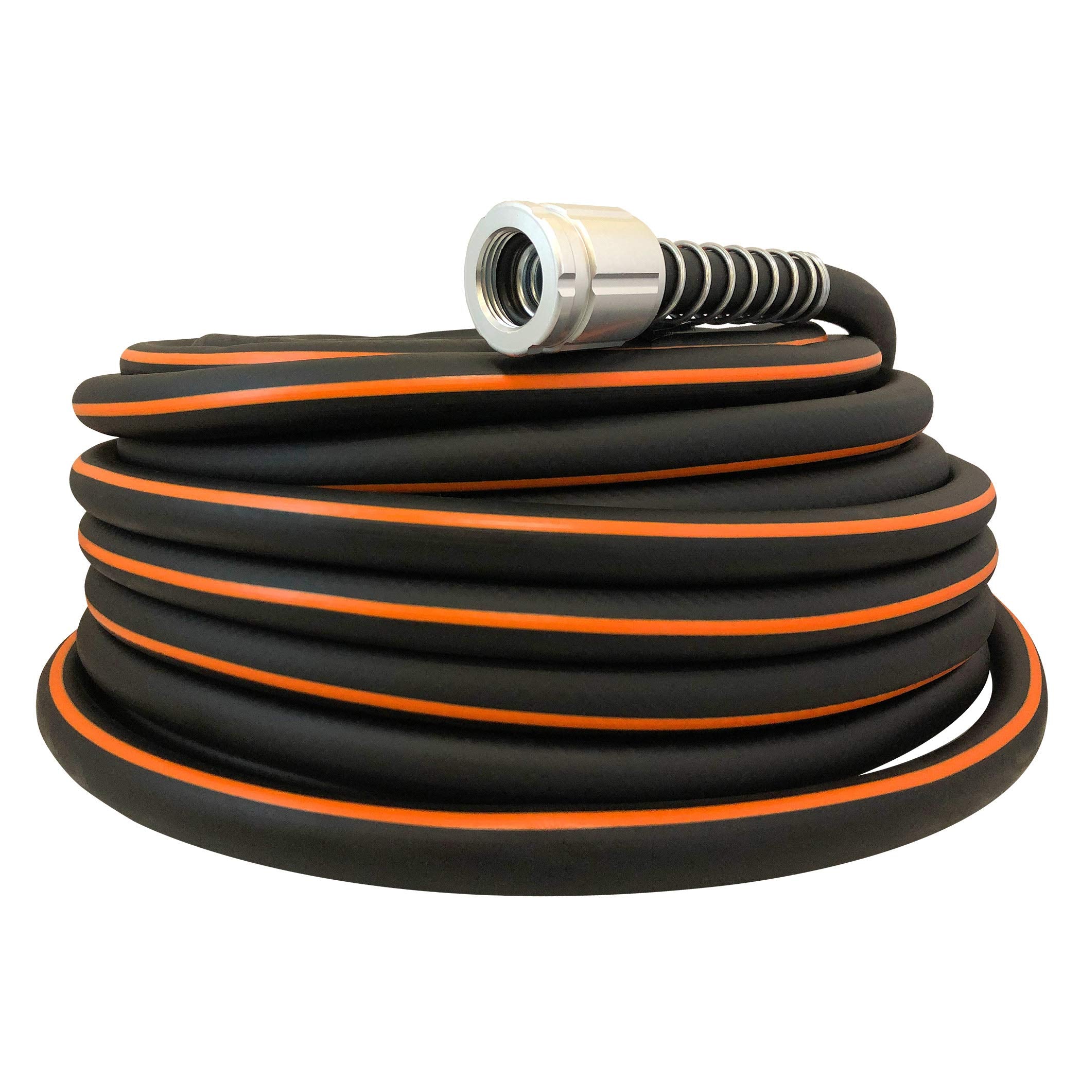 Flexon Flextreme Pro hose in use delivering steady water flow.