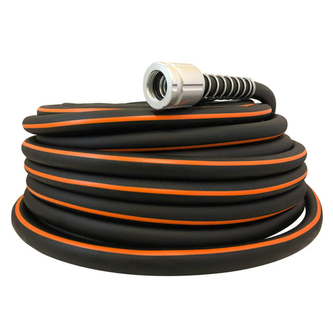 Flexon Flextreme Pro kink-resistant male coupling ensures smooth water flow.