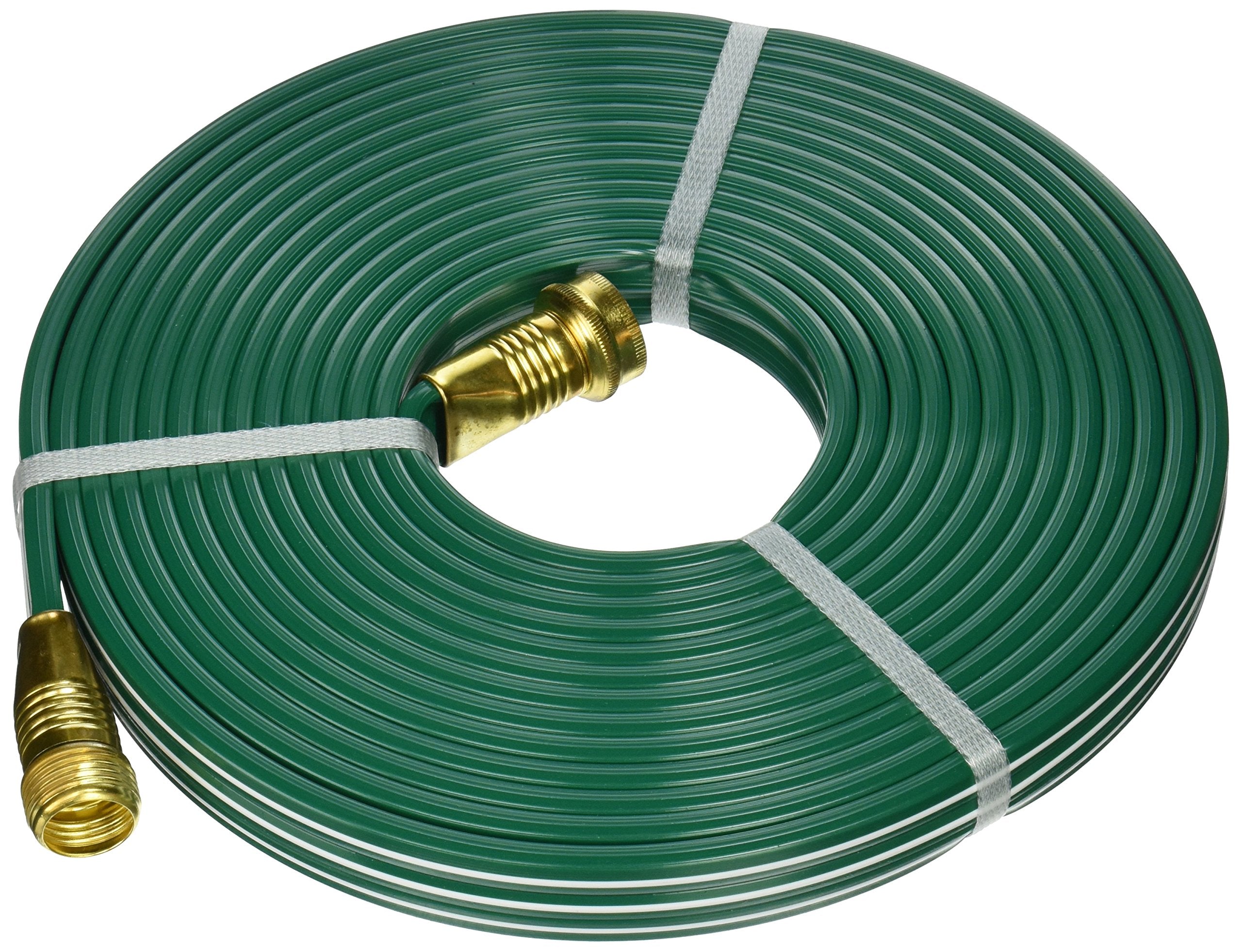 Flexon FS25 three-tube sprinkler hose extended setup for wider coverage.