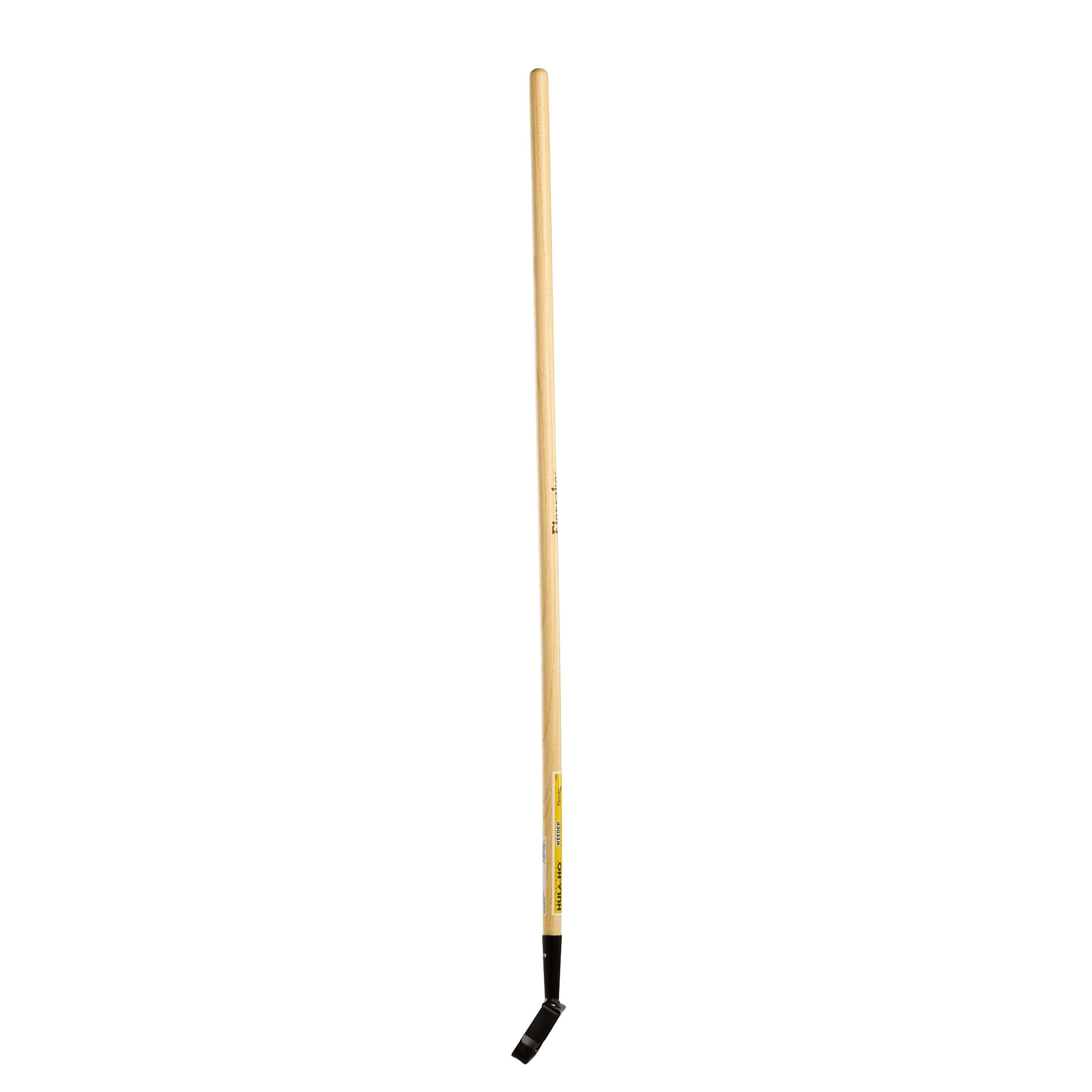 Flexrake 54-inch hardwood handle provides comfortable reach.